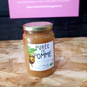 cadeau entreprise coffret Purée de Pomme Bio 360g - Le Goût des Champs